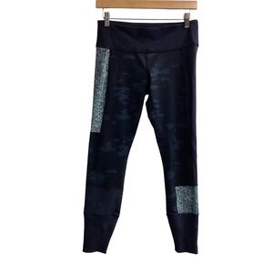 Lululemon Leggings Camo Print Athletic Yoga Pants Activewear‎ Blue Size 8